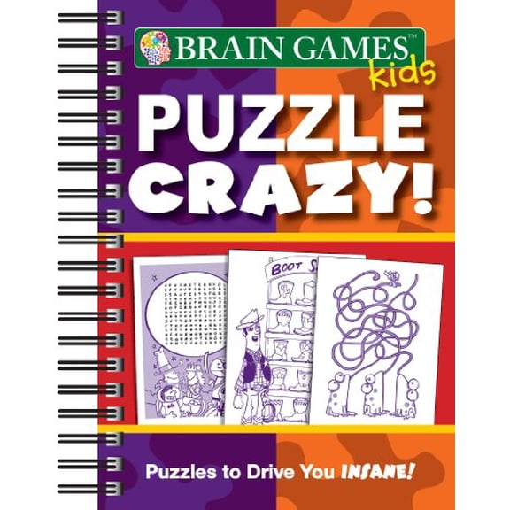 Pre-Owned Brain Games Kids Puzzle Crazy! Paperback