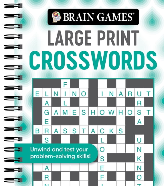 Brain Games Large Print Brain Games - Large Print Crosswords (Swirls ...