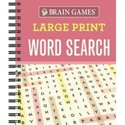 Brain Games Large Print Word Search