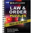 thumbnail image 1 of Pre-Owned Brain Games - Law & Order Puzzles (Spiral-bound) 1640308350 9781640308350, 1 of 1