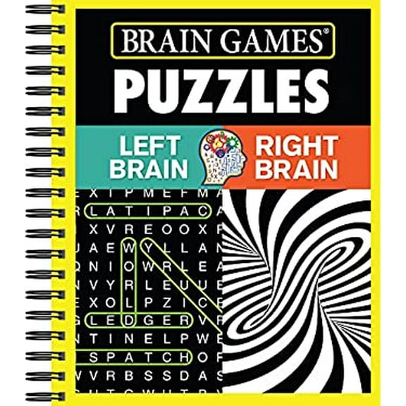 Pre-Owned Brain Games - Puzzles: Left Brain Right Brain (Spiral-bound) 1680222929 9781680222920