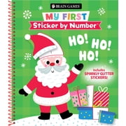 Brain Games - My First Sticker by Number Brain Games - My First Sticker by Number Christmas, Spiral-Bound