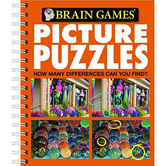 Pre-Owned Brain Games - Picture Puzzles #5: How Many Differences Can You Find?: Volume 5 (Spiral-bound) 1412716586 9781412716581