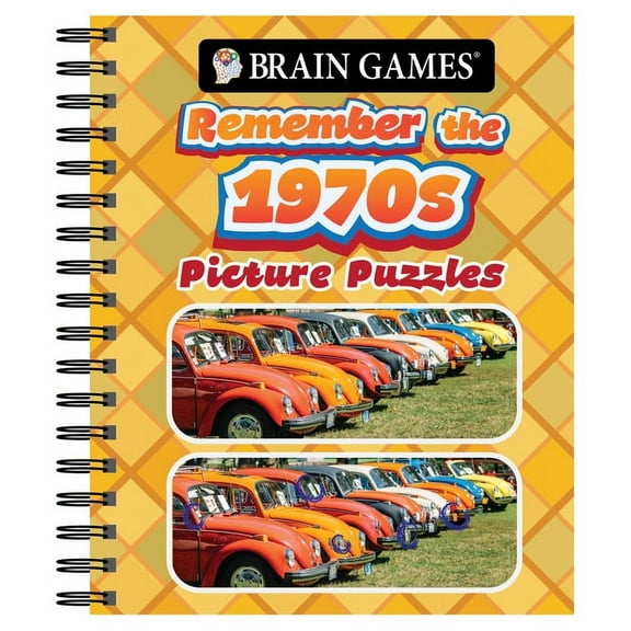 Brain Games - Picture Puzzles Brain Games - Picture Puzzles: Remember the 1970s, (Spiral-Bound)