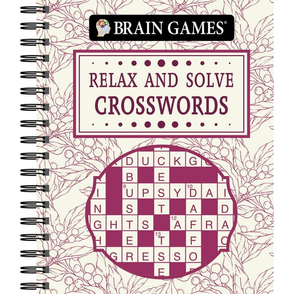 Brain Games - Relax and Solve: Brain Games - Relax and Solve: Crosswords (Toile) (Other)
