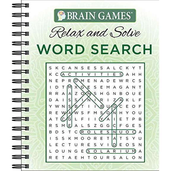 Pre-Owned Brain Games - Relax and Solve: Word Search (Green) Paperback