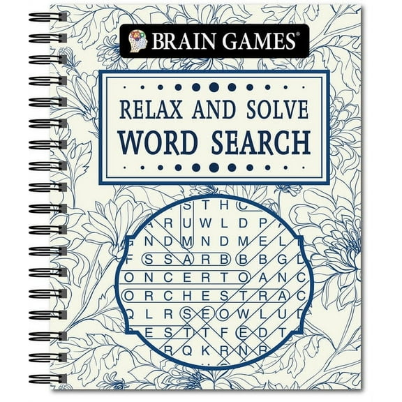 Brain Games - Relax and Solve Brain Games - Relax and Solve: Word Search (Toile), (Spiral-Bound)