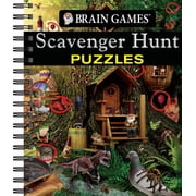 Brain Games Scavenger Hunt Puzzles, Spiral-Bound