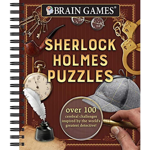 Pre-Owned Brain Games - Sherlock Holmes Puzzles (#1): Over 100 Cerebral Challenges Inspired by the World's Greatest Detective! (Volume 1), 9781640300934, 1640300937, Paperback,
