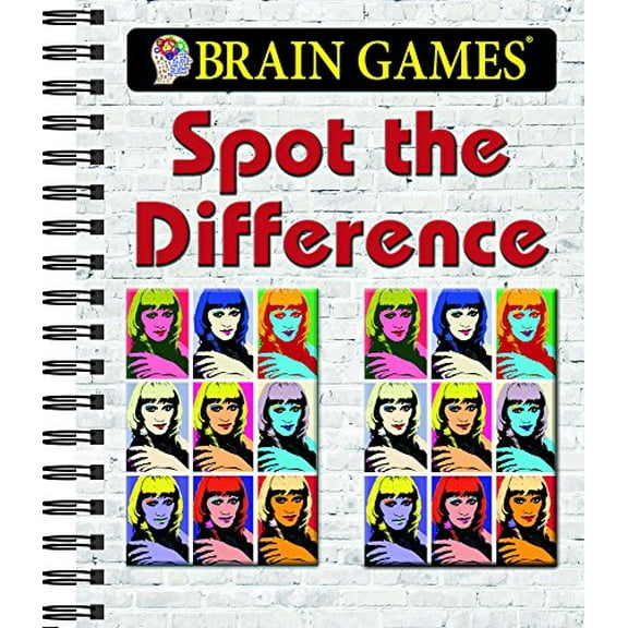 Pre-Owned Brain Games - Spot the Difference (Spiral-bound) 1680229362 9781680229363