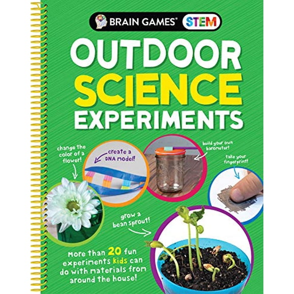Pre-Owned Brain Games Stem - Outdoor Science Experiments (Mom's Choice Awards Gold Award Recipient): More Than 20 Fun Experiments Kids Can Do with Materials from Around the House Paperback