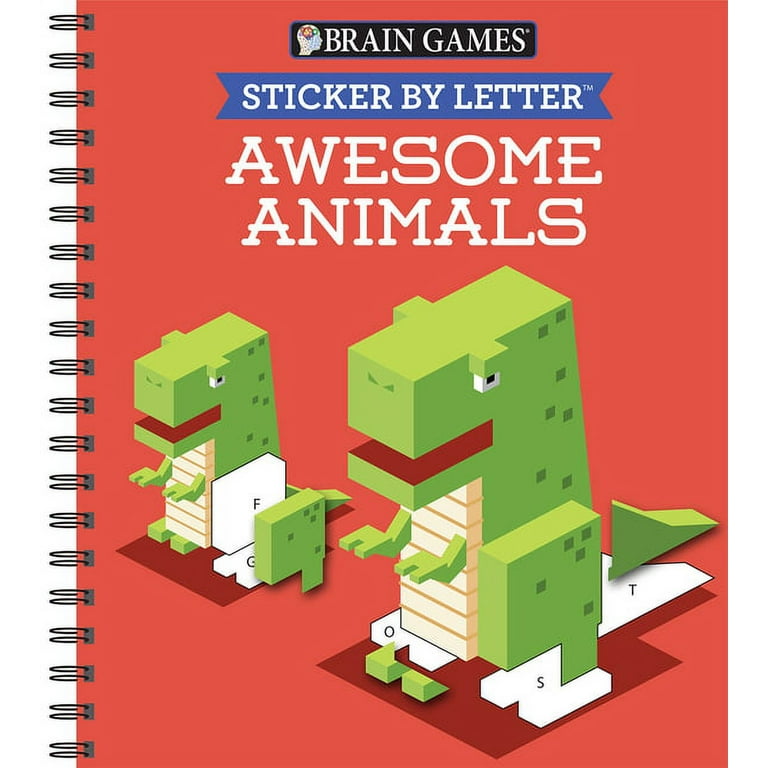 Brain Games Sticker by Letter Book
