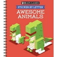 thumbnail image 1 of Brain Games - Sticker by Letter Brain Games - Sticker by Letter: Awesome Animals (Sticker Puzzles - Kids Activity Book), (Spiral-Bound), 1 of 1