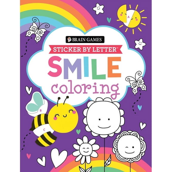 Brain Games - Sticker by Letter - Coloring: Smile, (Paperback)