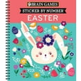 thumbnail image 1 of Brain Games - Sticker by Number Brain Games - Sticker by Number: Easter, (Spiral-Bound), 1 of 4