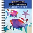 thumbnail image 1 of Brain Games: Sticker by Number: Under the Sea, 156 pages (Spiral-Bound), 1 of 1