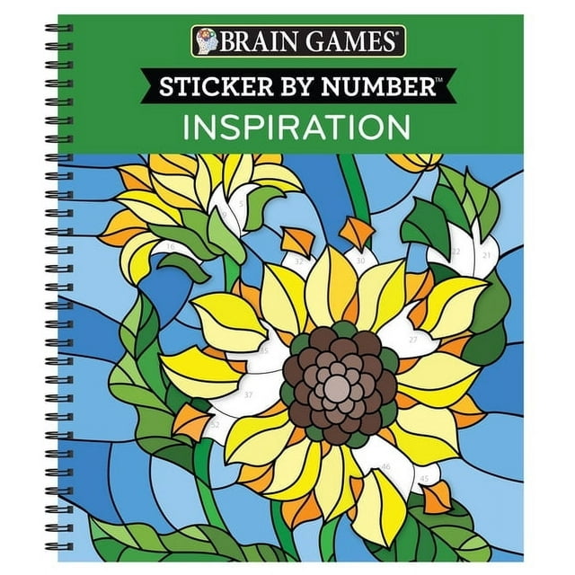 Brain Games Sticker by Number Nature Theme 10 Count