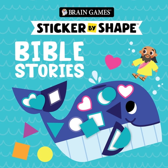 Brain Games - Sticker by Shape Brain Games - Sticker by Shape: Bible Stories, (Paperback)