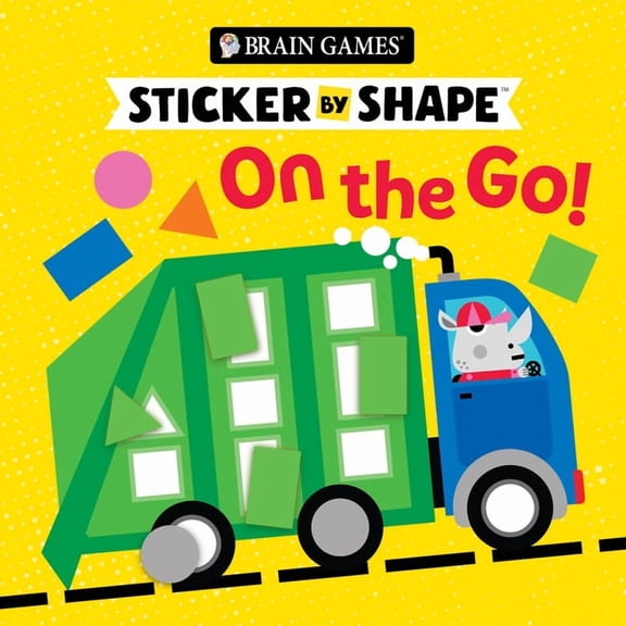 Brain Games - Sticker by Shape Brain Games - Sticker by Shape: On the Go! (for Kids Ages 3-6), (Paperback)