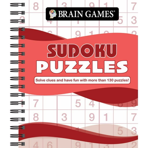 Brain Games Brain Games - Sudoku Puzzles (Waves): Solve Clues and Have Fun with More Than 130 Puzzles!, (Spiral-Bound)