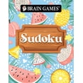 thumbnail image 1 of Brain Games - Take-Along Brain Games - Take-Along - Sudoku Summer-Themed Fruit Design Portable Variety Puzzle Book, (Paperback), 1 of 1