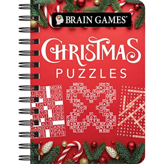 Pre-Owned Brain Games - To Go - Christmas Puzzles: Volume 2 (Spiral-bound) 1639383875 9781639383870