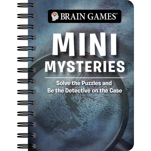 Pre-Owned Brain Games - To Go Brain Games - To Go - Mini Mysteries: Solve the Puzzles and Be the Detective on the Case, (Spiral-Bound)