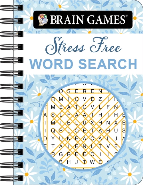 Brain Games - To Go Brain Games - To Go - Stress Free: Word Search (Floral Design): Volume 3, (Spiral-Bound)