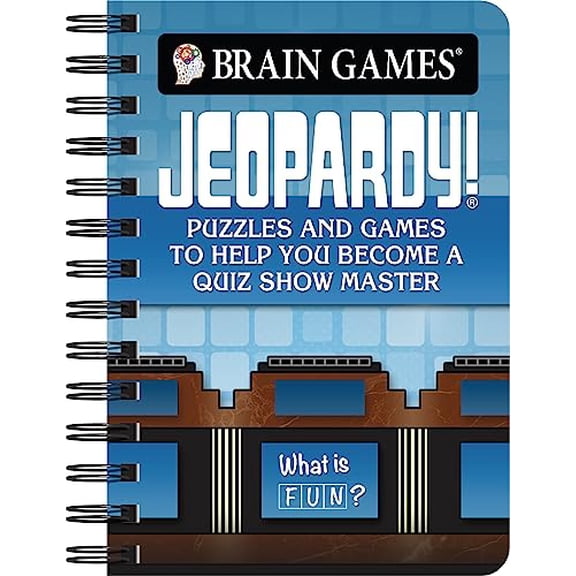 Pre-Owned Brain Games - To Go - Jeopardy!: Puzzles and Games to Help You Become a Quiz Show Master (Spiral-bound) 1645587533 9781645587538