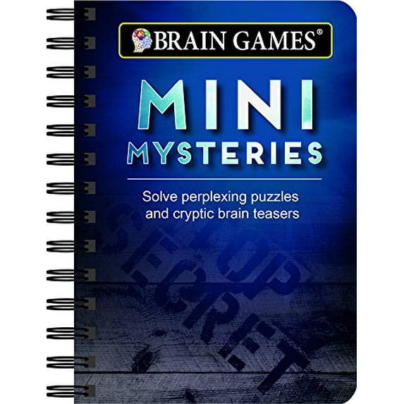 Pre-Owned Brain Games - To Go - Mini Mysteries: Solve Perplexing Puzzles and Cryptic Brain Teasers (Spiral-bound) 1680229125 9781680229127