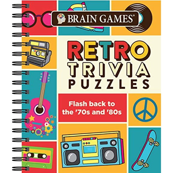 Pre-Owned Brain Games Trivia - Retro Trivia: Flash Back to the '70's and '80's Paperback