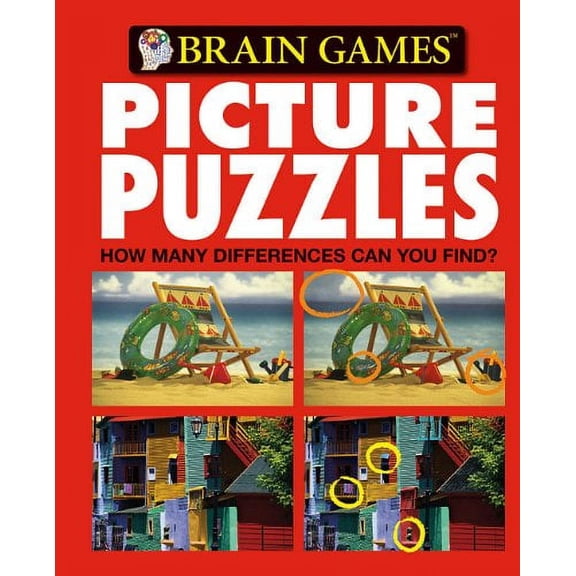 Pre-Owned Brain Games - Picture Puzzles #1: How Many Differences Can You Find? (Volume 1)