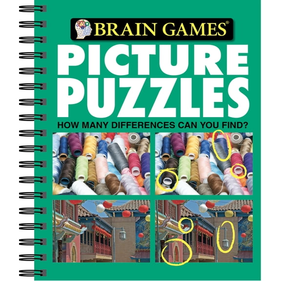 Pre-Owned Brain Games - Picture Puzzles: Brain Games - Picture Puzzles #2: How Many Differences Can You Find?, 2 (Other)