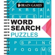Brain Games Word Search Puzzles Spiral-Bound