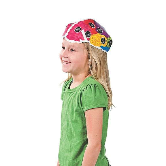 Brain Hats-Makes 12 - Educational - 24 Pieces