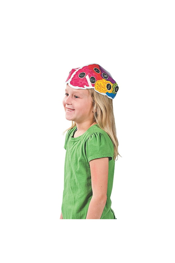 Brain Hats-Makes 12 - Educational - 24 Pieces