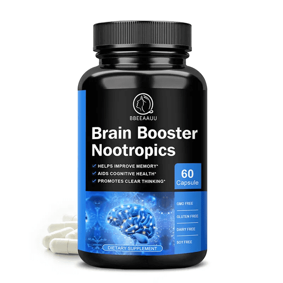 Brain Health & Memory Booster, Focus Function, Clarity Nootropic 60 Supplement