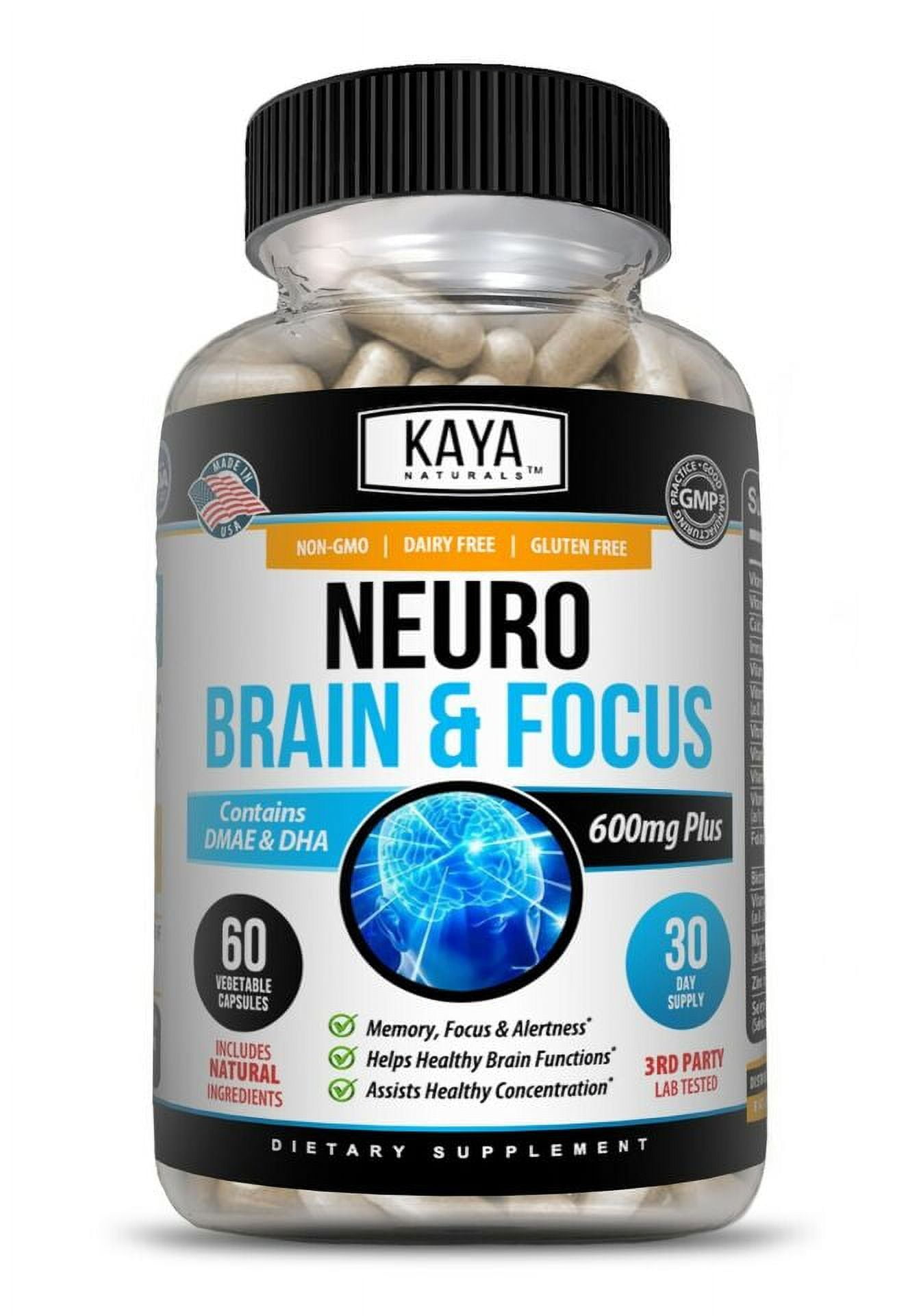 Brain Health & Memory Booster, Focus Function, Clarity Nootropic 60 ...