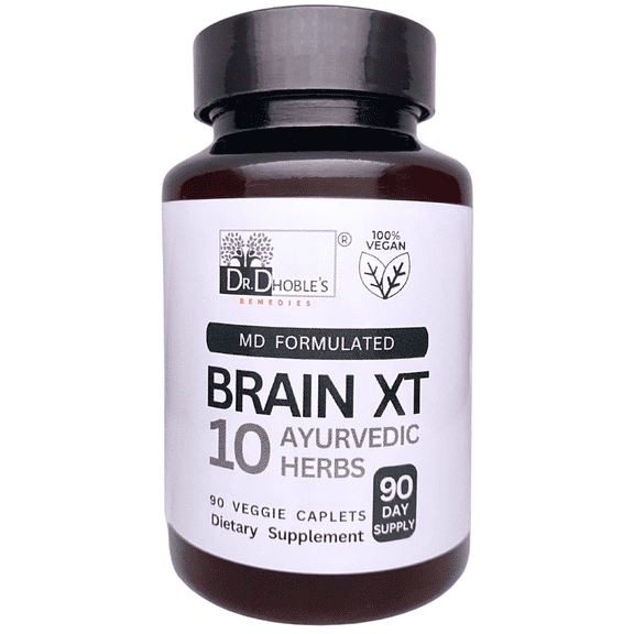 Brain Health Supplements for Memory and Focus Brain XT, Vegan 90 Ct