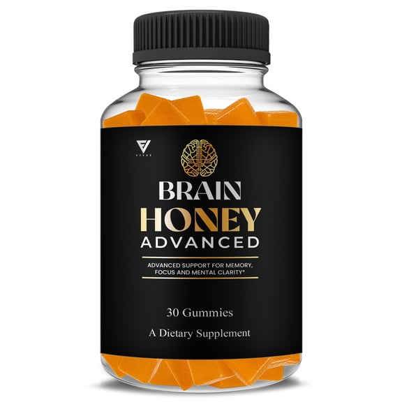 Brain Honey Advanced With Manuka Honey, Brain Honey Nootropic Gummy (30 Gummies)