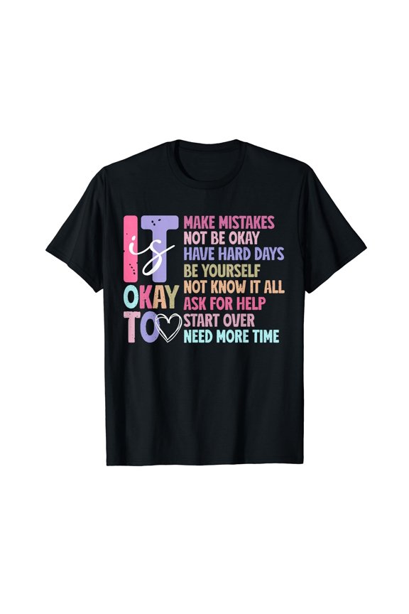 Brain Illness Inspiration Mental Health Awareness Counselor T-Shirt