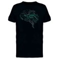 thumbnail image 1 of Brain In Green Circuits Tee Men's -Image by Shutterstock, 1 of 2
