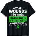 thumbnail image 1 of Brain Injury TBI Brain Damage Not All Wounds Are Visible TBI T-Shirt, 1 of 4