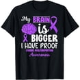 thumbnail image 1 of Brain Is Bigger Chiari Malformation Awareness T-Shirt, 1 of 4