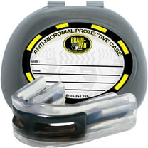 Brain Pad LPP-01 Black-Clear LoPro Plus Adult Mouth Guards, Black & Clear