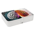 thumbnail image 1 of Brain Portable PU Leather Jewelry Organizer Display Case with Removable Compartment, Earring Holder, and Jewelry Stand, 1 of 6