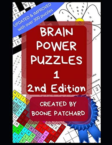 Pre-Owned Brain Power Puzzles 1: An Activity Book of Word Searches, Sudoku, Math Puzzles, Anagrams, Scrambled Words, Crosswords, Cryptograms, and More (Brain Power Puzzles - Activity Books) Paperback