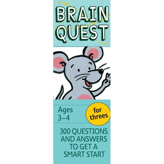 Brain Quest For Threes QA Cards: 300 Questions And Answers To Get A Smart Start. Teacher-Approved! (Brain Quest Decks)