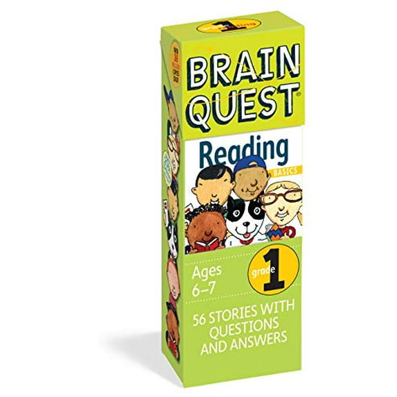 Pre-Owned Brain Quest 1st Grade Reading Q&a Cards : 750 Questions and Answers to Challenge the Mind. Curriculum-Based! Teacher-approved! (Paperback) 9780761141396