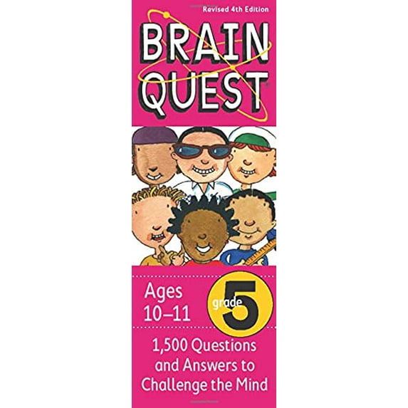 Pre-Owned Brain Quest 5th Grade Q&A Cards: 1,500 Questions and Answers to Challenge the Mind. Curriculum-based! Teacher-approved! (Brain Quest Smart Cards), 9780761166559, 0761166556, Paperback, 4 edition